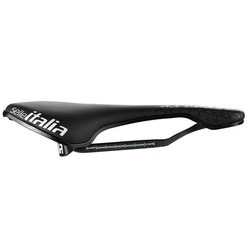 Sillín de bicicleta Selle Italia 135x250 mm Super Flow de carbono