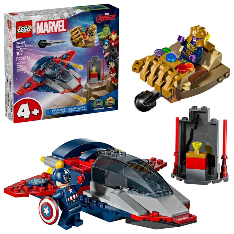 Juguete de Construcción LEGO Marvel Capitán América vs. Thanos 76319