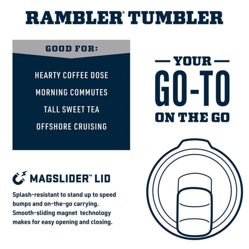 Vaso YETI Rambler de acero inoxidable con aislamiento al vacío de 900 ml