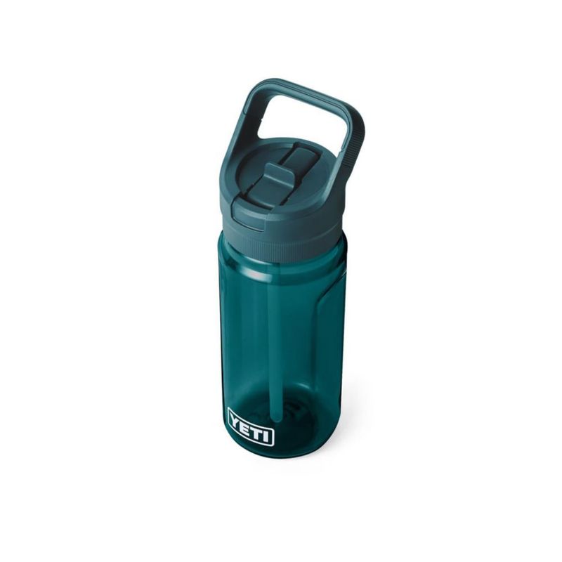Botella de agua Yeti Yonder de 600 ml/20 oz con tapa de pajita color agave verde azulado