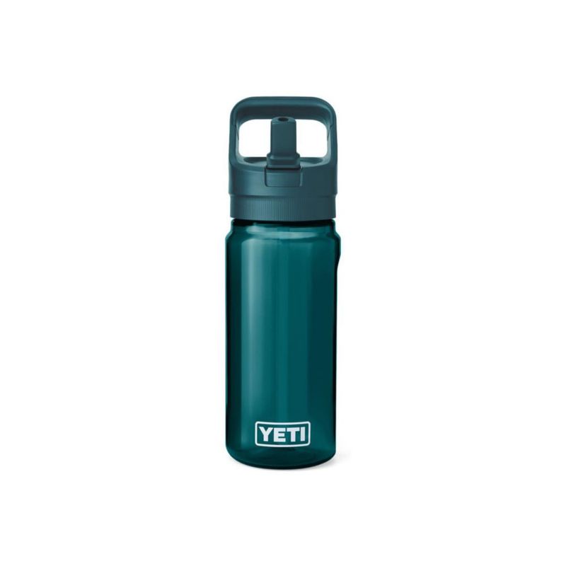 Botella de agua Yeti Yonder de 600 ml/20 oz con tapa de pajita color agave verde azulado