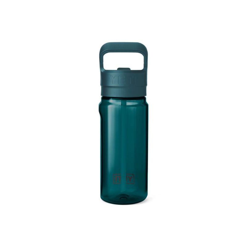 Botella de agua Yeti Yonder de 600 ml/20 oz con tapa de pajita color agave verde azulado