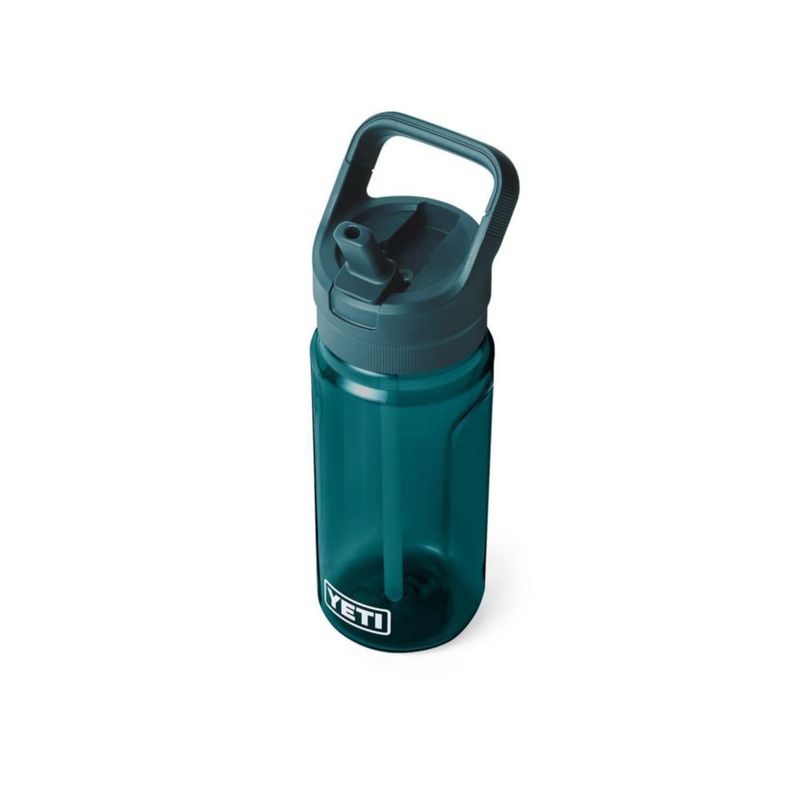 Botella de agua Yeti Yonder de 600 ml/20 oz con tapa de pajita color agave verde azulado