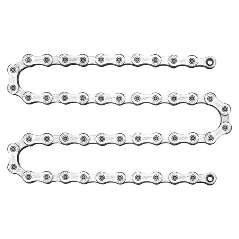 Cadena Miche 12 velocidades 116 eslabones plateada compatible SH