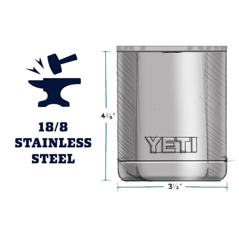 Vaso YETI Rambler Lowball de acero inoxidable con aislamiento al vacío de 300 ml