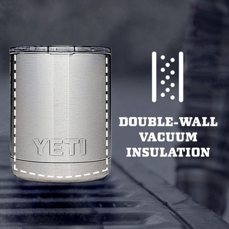 Vaso YETI Rambler Lowball de acero inoxidable con aislamiento al vacío de 300 ml