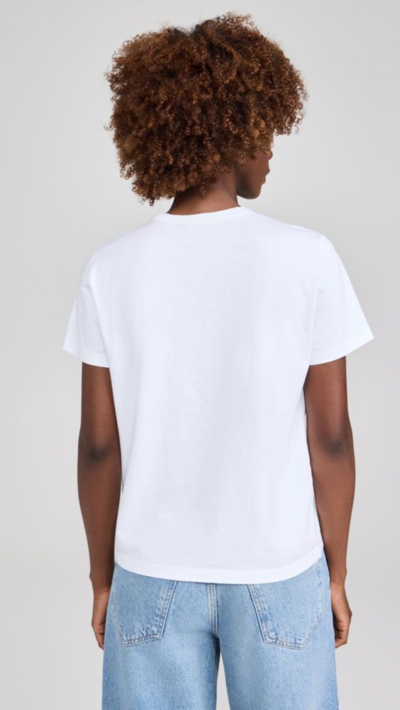 CAMISETA Madewell Perfect Crewneck Tee Blanca Talla M