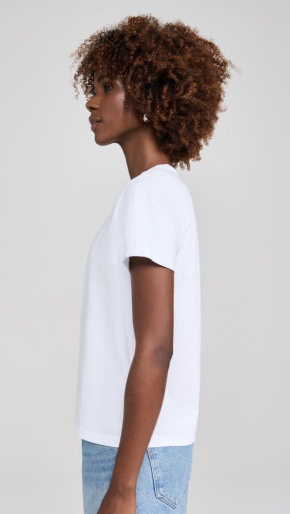 CAMISETA Madewell Perfect Crewneck Tee Blanca Talla M