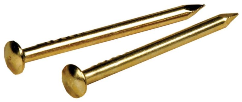 Escutcheon Pins Hillman 127 x 46 cm latón macizo