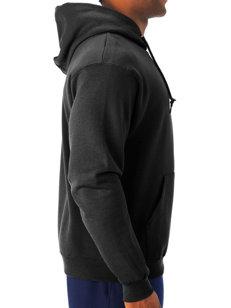 Sudadera con capucha Jerzees negra talla XL NuBlend