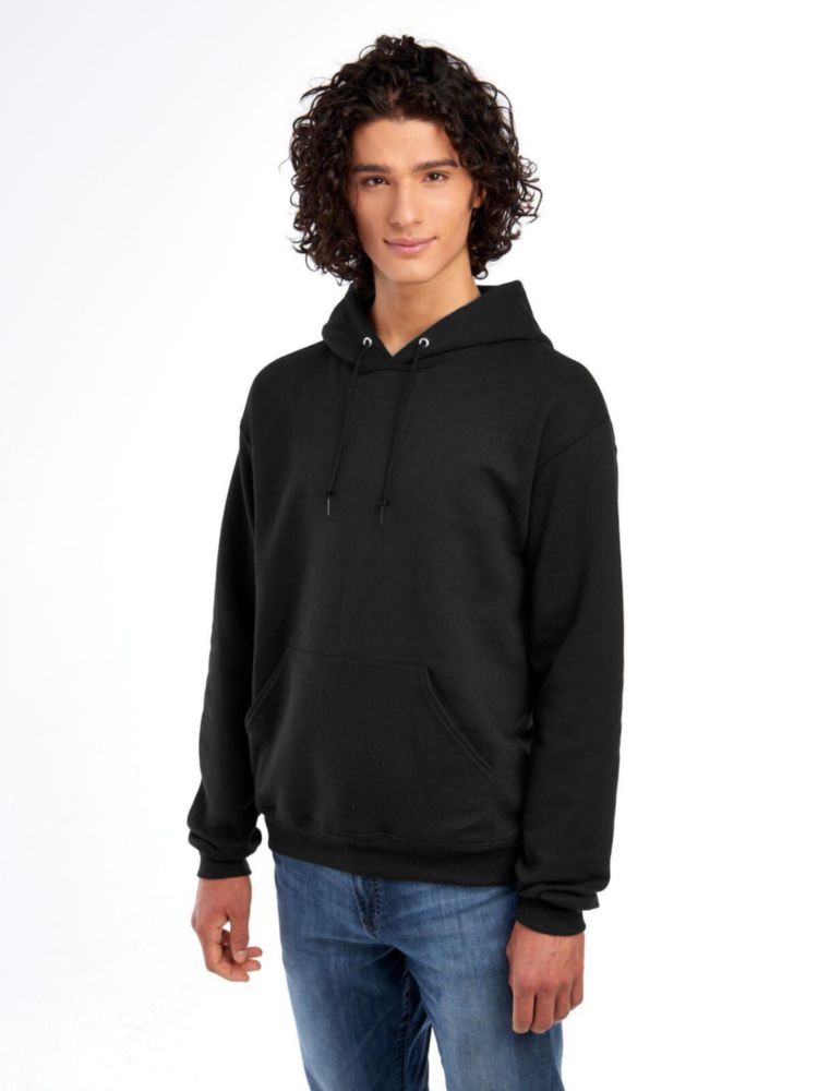 Sudadera con capucha Jerzees negra talla XL NuBlend
