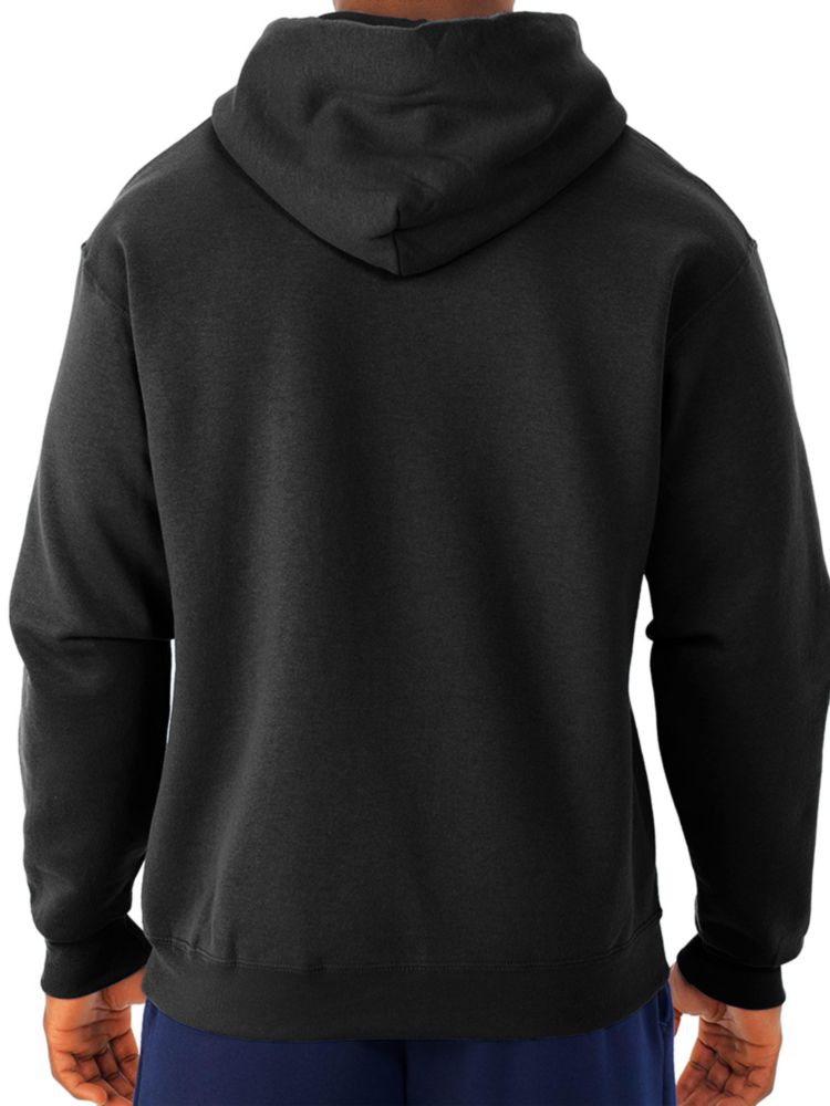 Sudadera con capucha Jerzees negra talla XL NuBlend
