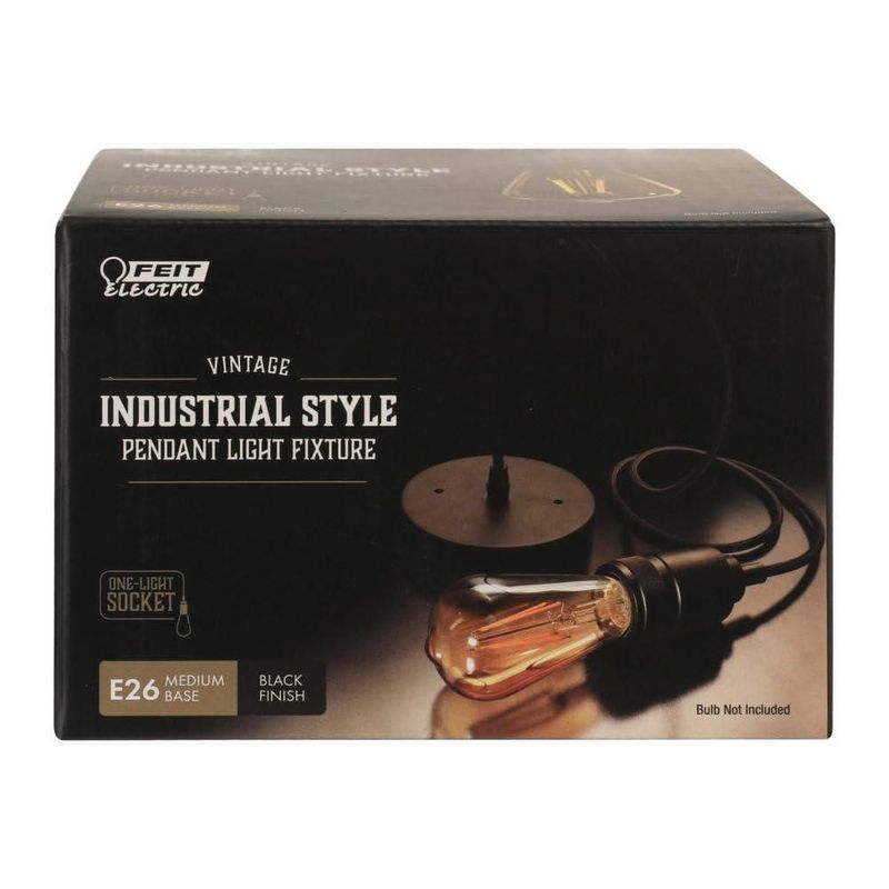 Lámpara Colgante Feit Electric 3000161 Negra de 1 Luz