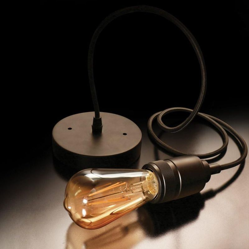 Lámpara Colgante Feit Electric 3000161 Negra de 1 Luz