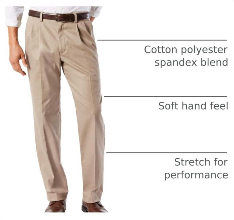 PANTALONES DOCKERS Corte Clásico 34W x 86L Timberwolf