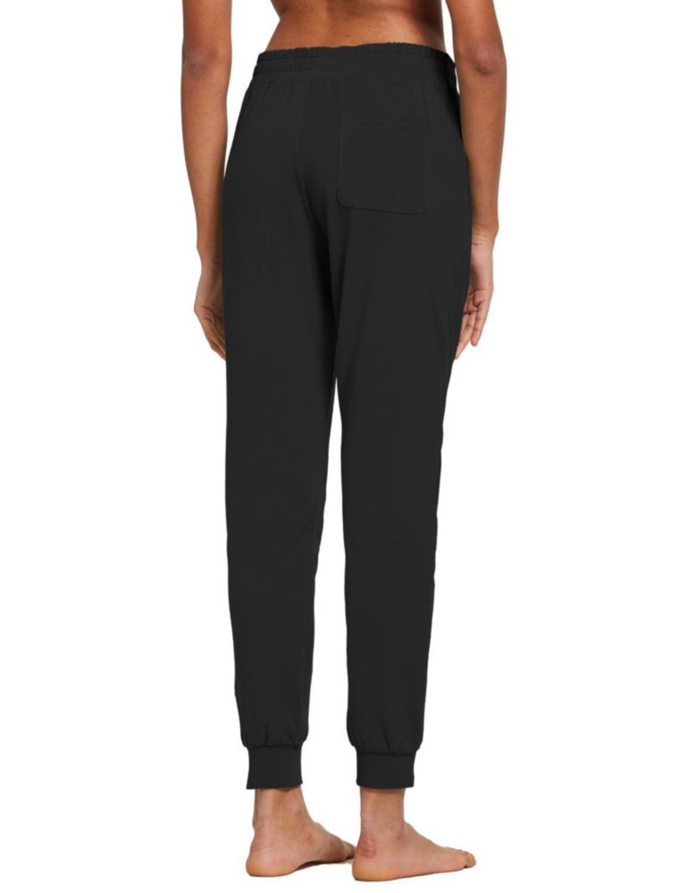 PANTALONES baleal para mujer Joggers de algodón negro Talla L