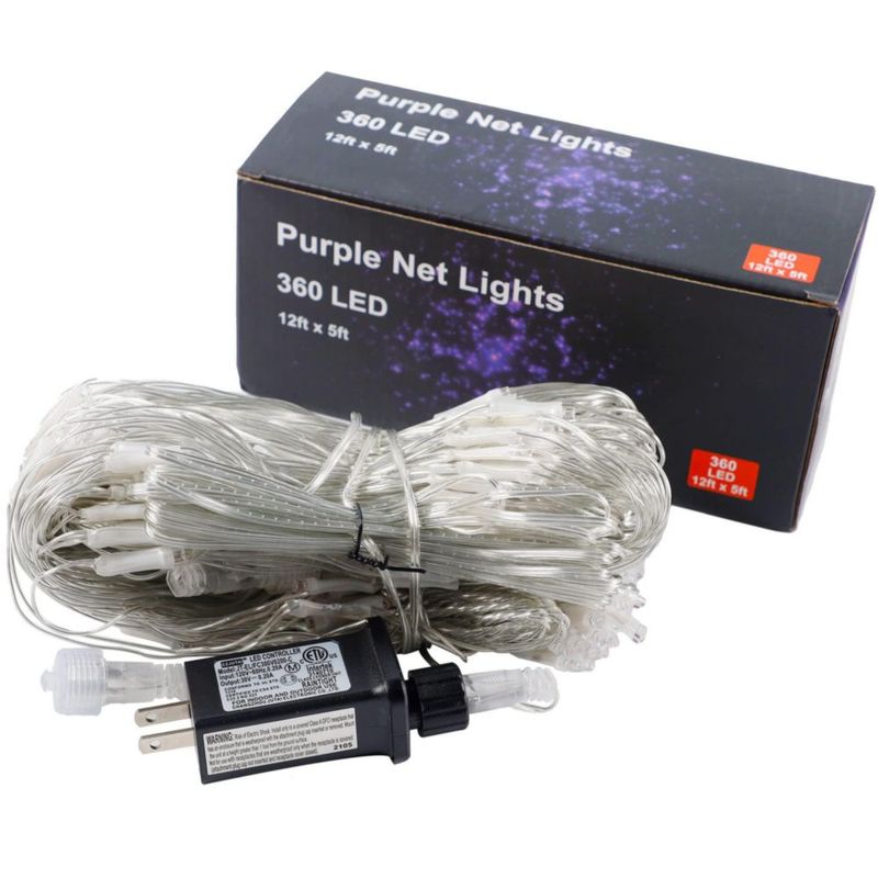 Luces de cadena WATERGLIDE 36 m x 15 m 360 LED púrpura