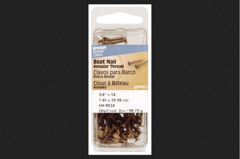 Clavos para barcos Hillman 9524 Bronce 3/4 pulgadas x 36 cm 567 g