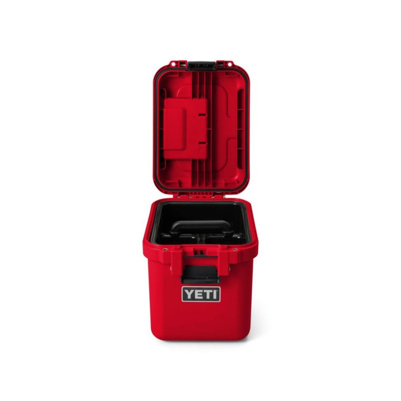 Caja de carga YETI LoadOut 15 impermeable roja