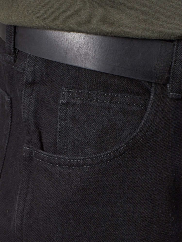 Jeans Rustler Corte Relajado 34W x 81cm Negro
