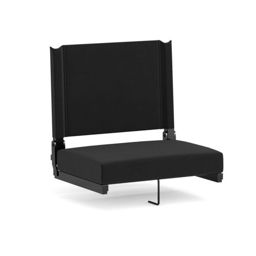 Asiento plegable para estadio Flash Furniture negro capacidad 227 kg