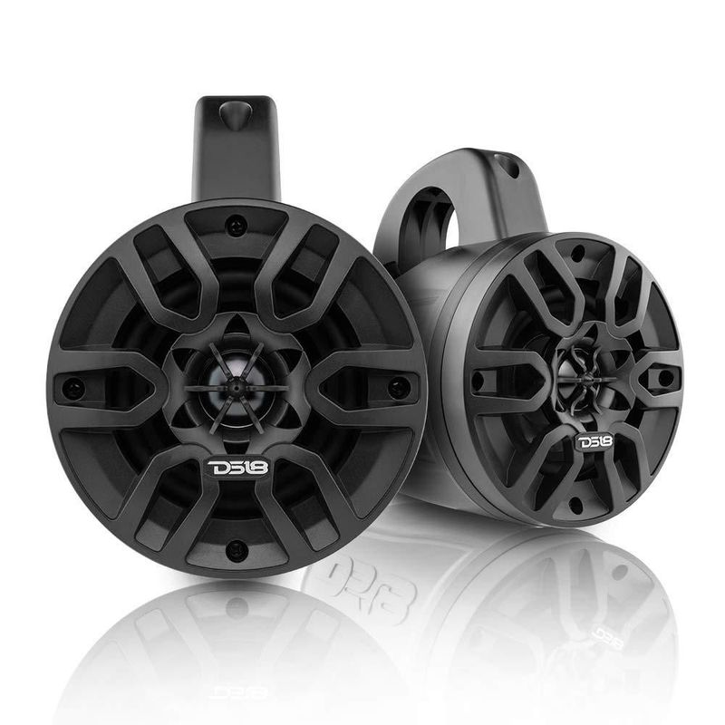 Altavoz DS18 Hydro NXL-4TP/BK de 4 pulgadas 2 vías 150 W IPX5 marino