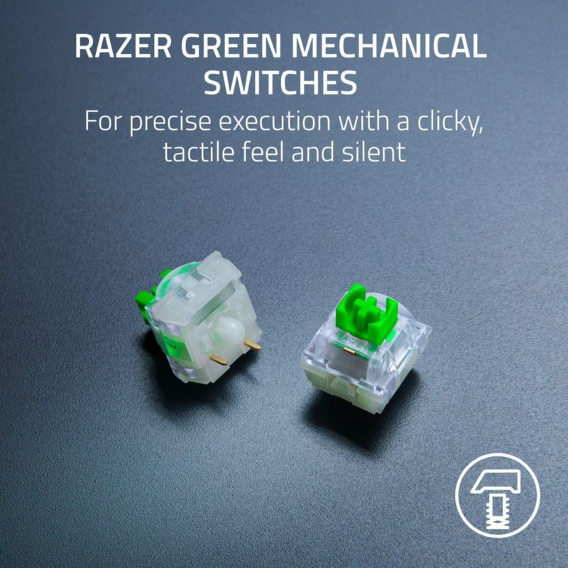 Teclado para juegos Razer BlackWidow V4 X Green Switches RGB