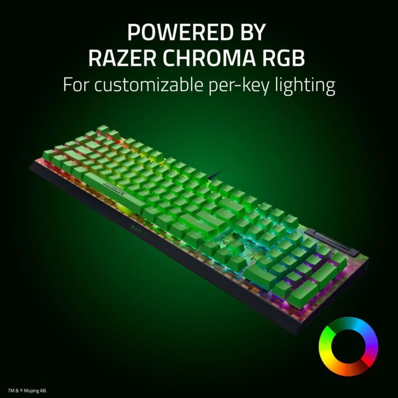 Teclado para juegos Razer BlackWidow V4 X Green Switches RGB