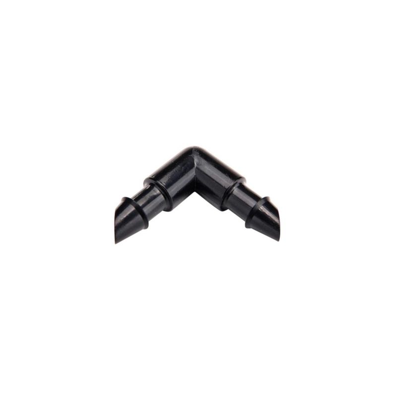 Codo con púas Raindrip R314CT para irrigación paquete de 5 unidades 1/4 pulgadas