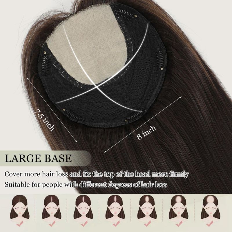 Extensión de Cabello Humano Aimeolyn 50 cm Sin Flequillo