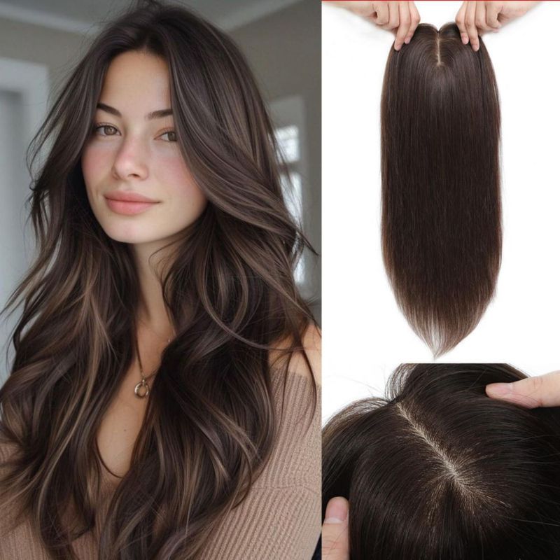 Extensión de Cabello Humano Aimeolyn 50 cm Sin Flequillo