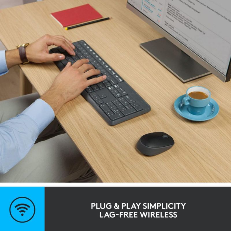 Combo de teclado y ratón Logitech MK235 Wireless Windows