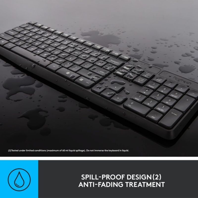 Combo de teclado y ratón Logitech MK235 Wireless Windows