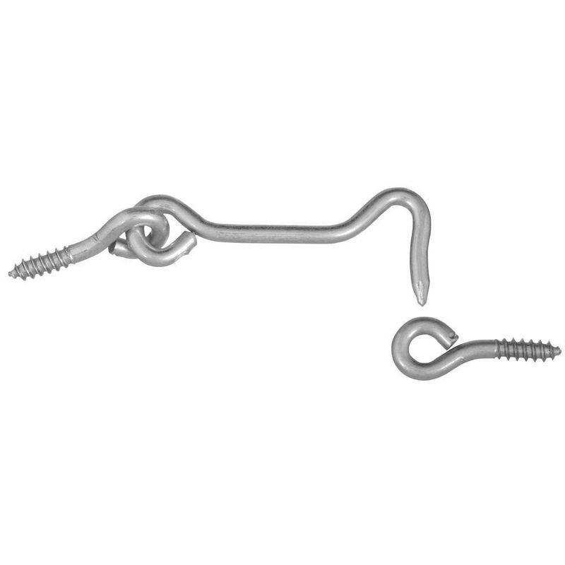 Gancho de almacenamiento National Hardware N117-952 chapado en zinc 65 cm paquete de 2