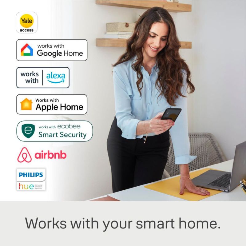 Cerradura Yale Assure 2 Touch Wi‑Fi Níquel Satín