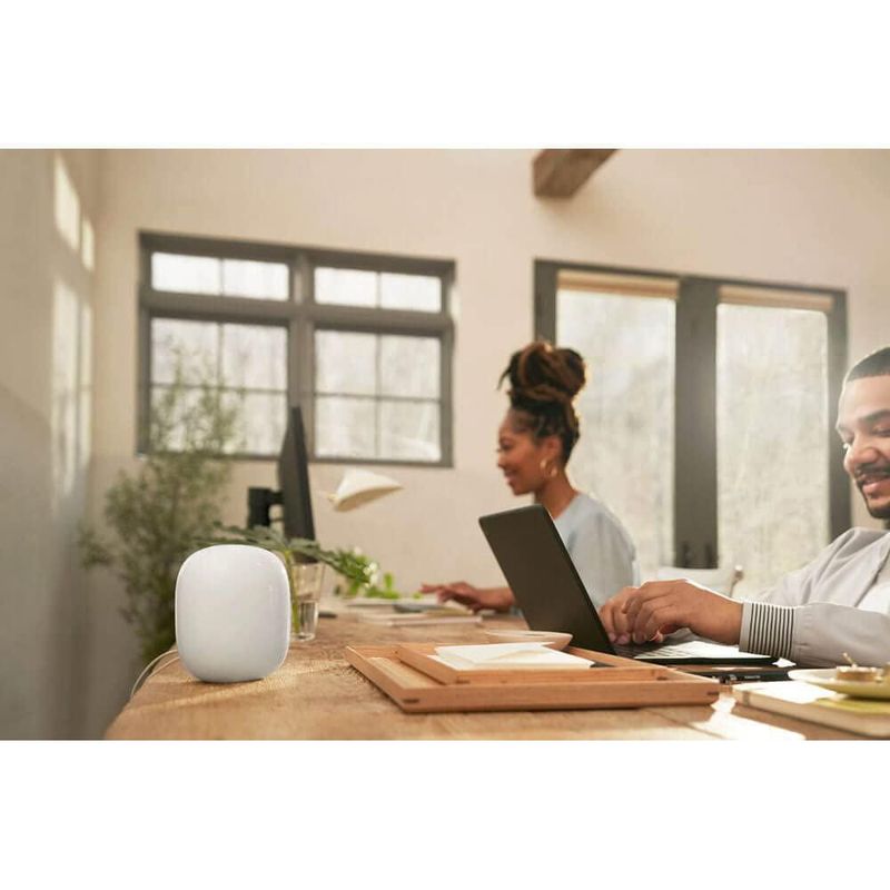 Sistema Wi-Fi Google Nest WiFi Pro 6E Mesh Router - Nieve