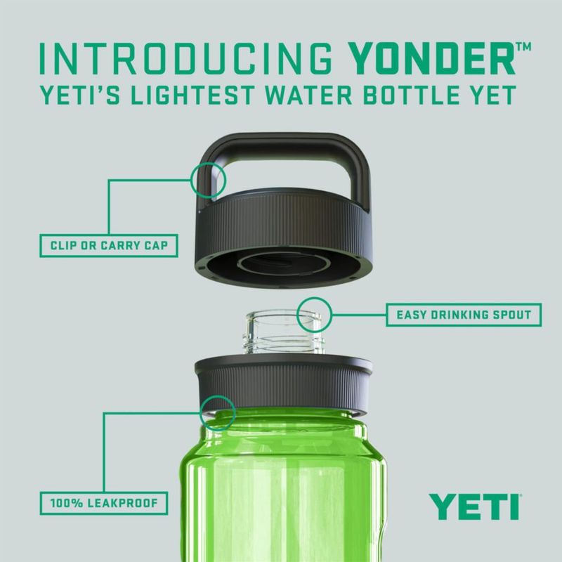 Botella de agua YETI Yonder 750 ml con tapa Yonder Chug