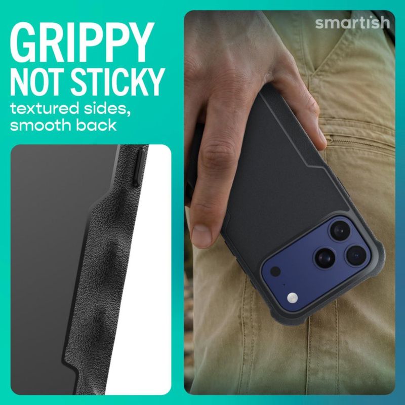 Funda Smartish para iPhone 18/17 Pro Max MagSafe negra