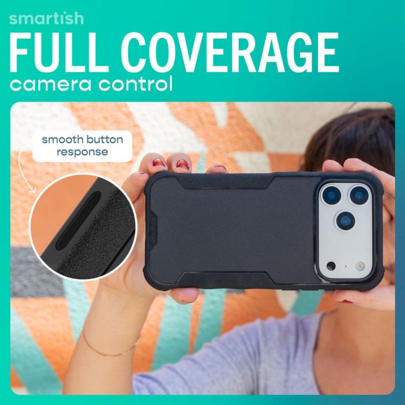 Funda Smartish para iPhone 18/17 Pro Max MagSafe negra