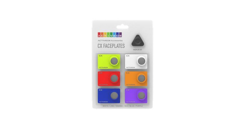 Placas frontales ACTIVEON CX 6 colores (negras)