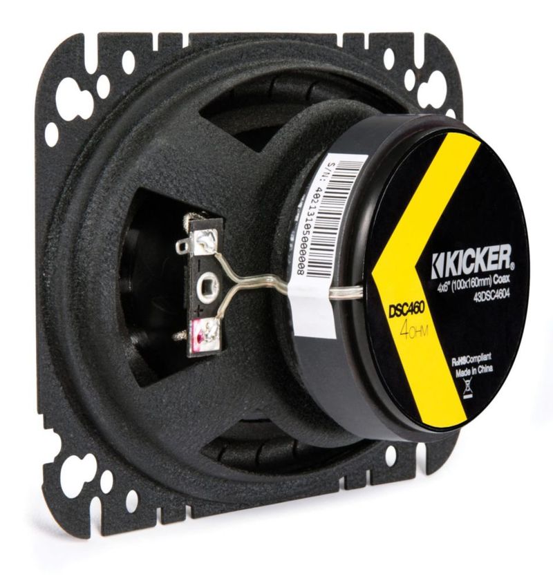 Altavoces estéreo para coche KICKER 43DSC4604 DSC460 120 W 4x6 2 vías