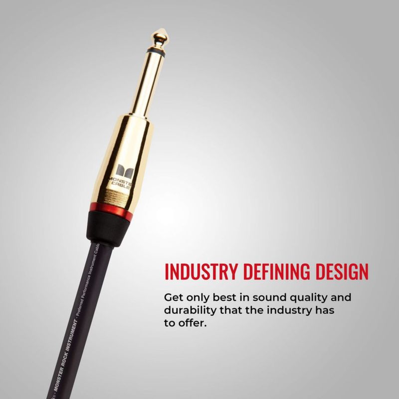 Cable para instrumento Monster MROCK2W3 09 m recto a recto