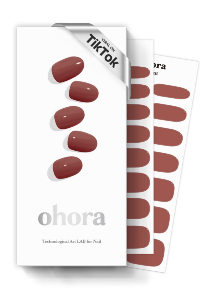 Tiras de Gel Semi Curado ohora Marrón Sólido N Brick
