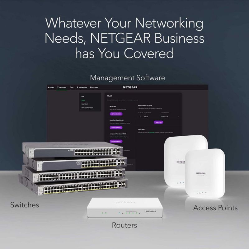 Conmutador NETGEAR GS105NA Gigabit Ethernet de 5 puertos no gestionado