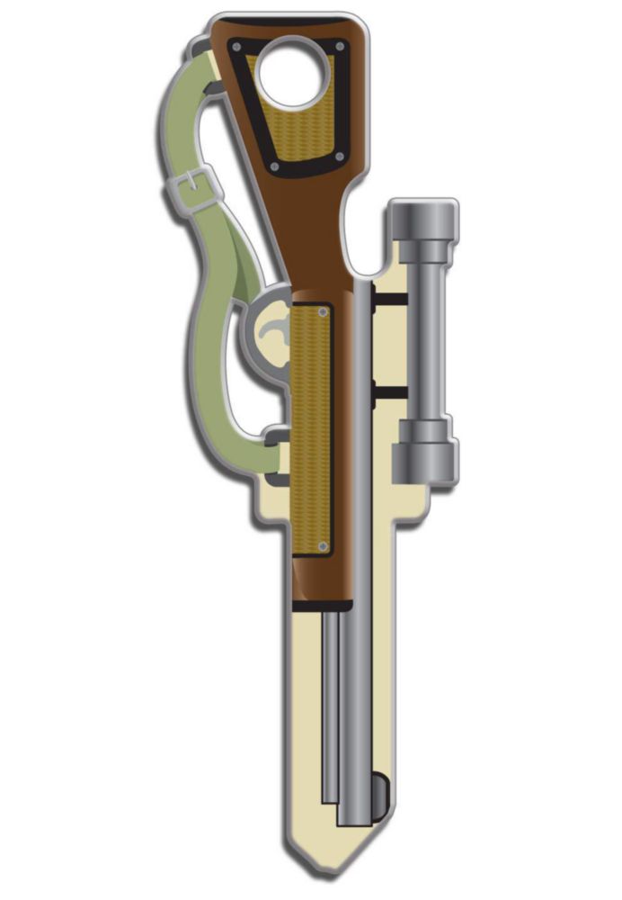 Llavero Lucky Line Rifle Kwikset Key Shapes