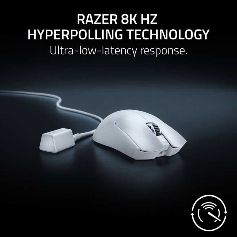 Ratón inalámbrico para juegos Razer Viper V3 Pro 35 K DPI 95 horas blanco