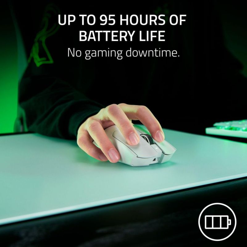 Ratón inalámbrico para juegos Razer Viper V3 Pro 35 K DPI 95 horas blanco