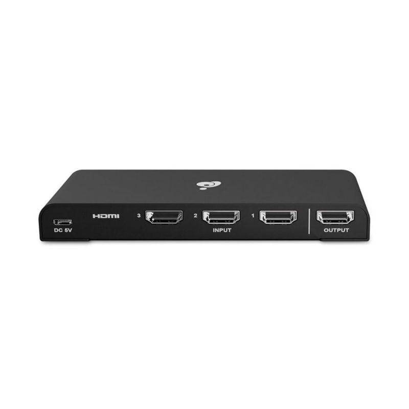 Conmutador HDMI IOGEAR de 3 puertos True 4K UltraHD HDMI 2.0 HDCP 2