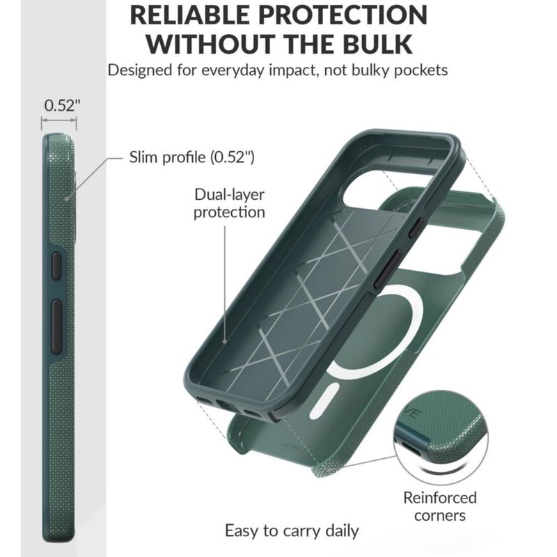 Funda Crave Pixel 11 Verde Bosque Pixelsnap