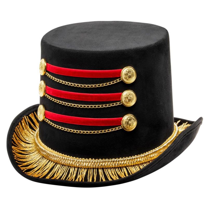 Sombrero de Maestro de Ceremonias Dress Up America 58 cm Talla Adulto